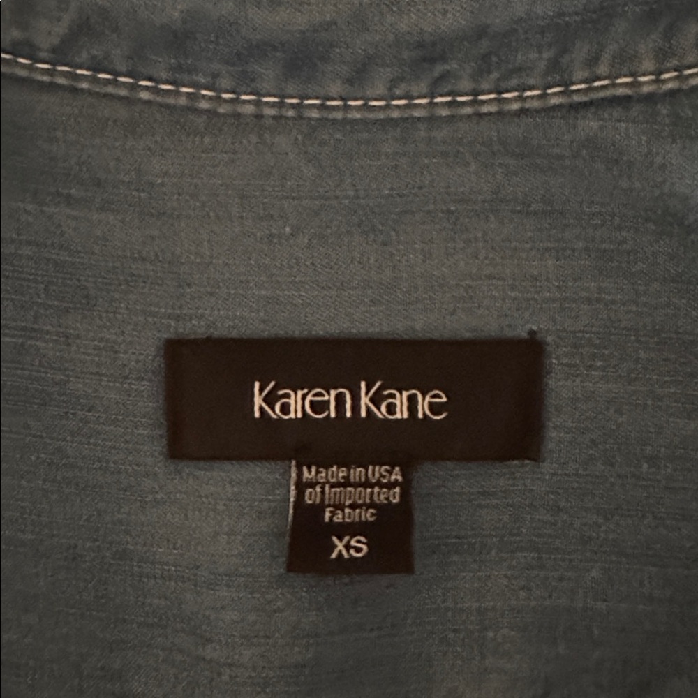 Karen Kane Denim Shirt Dress NWOT - Picture 2 of 2